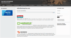 Desktop Screenshot of kalindienterprise.com