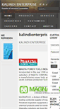 Mobile Screenshot of kalindienterprise.com